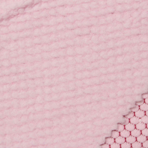 Light Pink Honeycomb Jacquard, Polyester