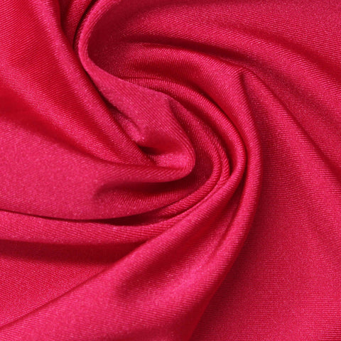 Nylon Stretch Warp Knit Fabric, 200 gsm, 152 cm — Red