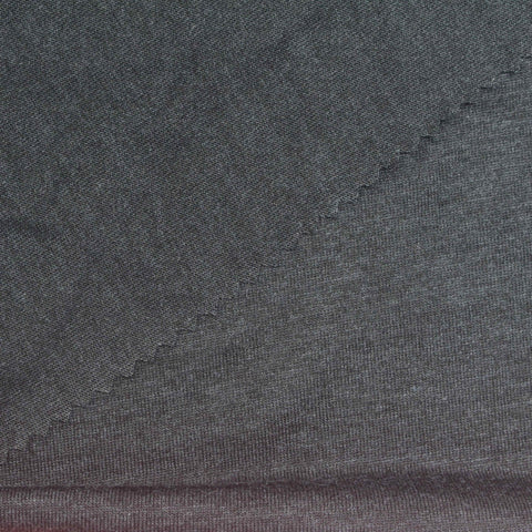 Polyester Cotton Blend Jersey Knit Fabric, 140 gsm, 178 cm — Grey