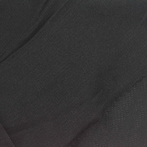 Black Textured Birdseye Knit, Polyester