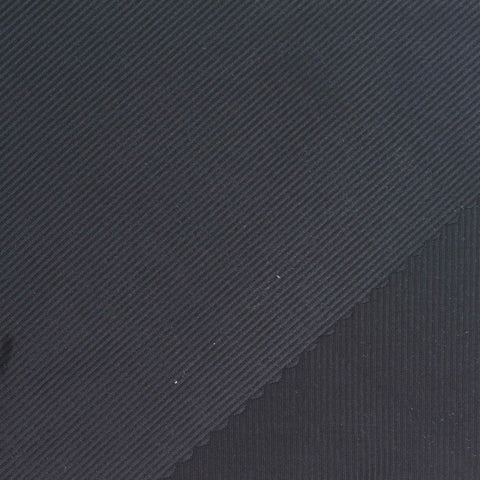 Nylon Stretch Rib Knit Fabric, 145 gsm, 145 cm — Grey
