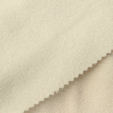 100% Polyester Fleece Fabric, 240 gsm, 154 cm — Beige