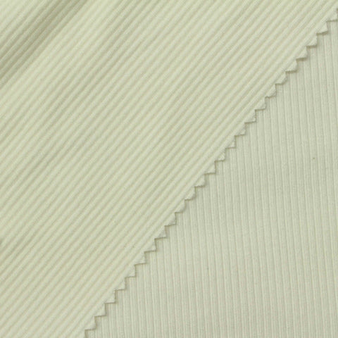Off-White Rib Knit, Viscose
