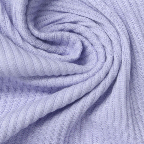 Rib Knit Fabric, 230 gsm, 110 cm — Purple