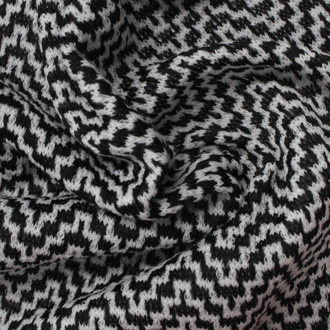 Black Textured Jacquard