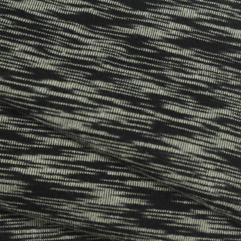 100% Cotton Scuba Knit Fabric, 280 gsm, 150 cm — Black