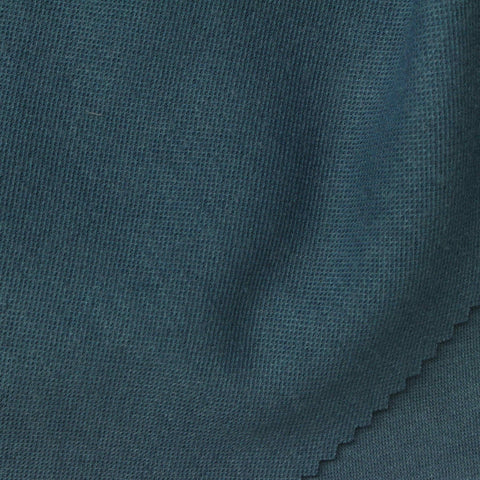 Polyester Viscose Stretch Piqué Knit Fabric, 290 gsm, 170 cm — Green