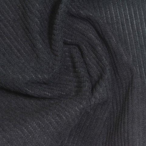 White Pinstripe Fabric, Polyester