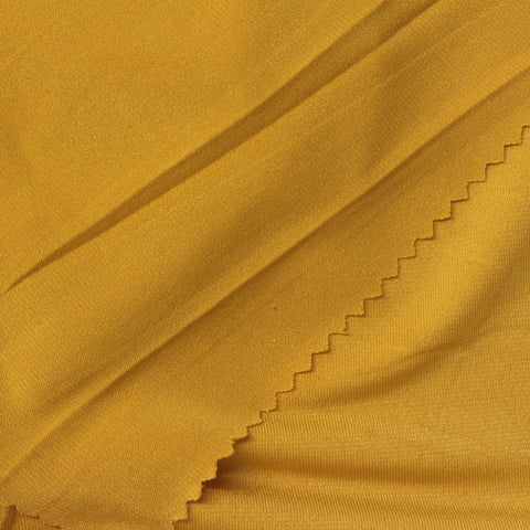 Polyester Stretch ITY Knit Fabric, 190 gsm, 170 cm — Yellow
