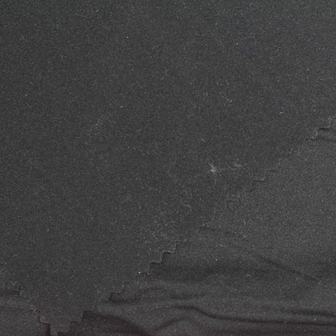 Polyester Stretch Jersey Knit Fabric, 160 gsm, 160 cm — Black