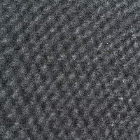 Dark Grey Heathered-Marl Jersey Knit, Polyester, 155 gsm, 160 cm