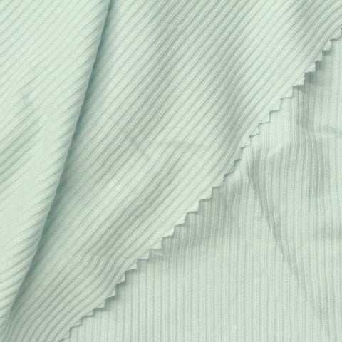 Viscose Stretch Rib Knit Fabric, 222 gsm, 166 cm — Green