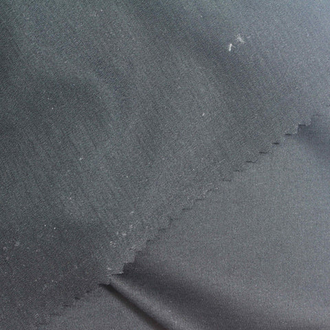 Brushed Nylon Stretch Interlock Knit Fabric, 200 gsm, 145 cm — Grey