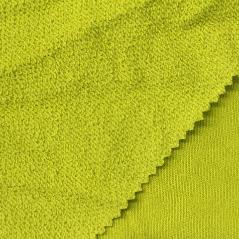 100% Cotton French Terry Fabric, 300 gsm, 180 cm — Green
