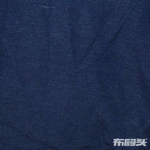 Linen Viscose Woven Fabric, 180 gsm — Navy