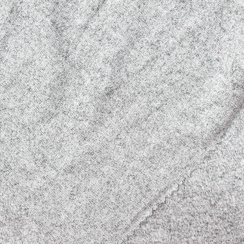 Light Grey Marl Knit, Viscose-Poly, 149 gsm