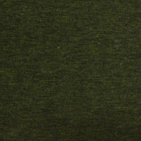 Dark Green Marl French Terry, Poly-Cotton, 330 gsm