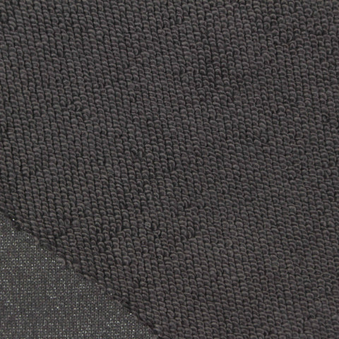 Dark Grey Marl French Terry, Cotton-Metallic, 280 gsm