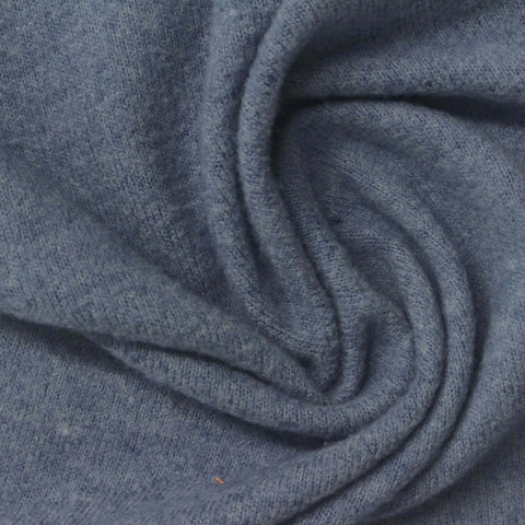 Muted Blue Marl Chunky Knit, Poly-Viscose