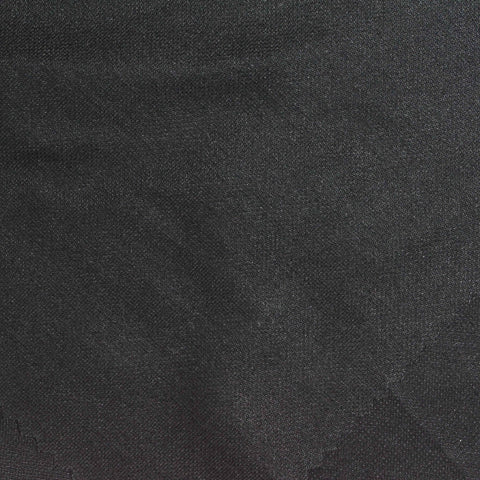 Black Textured Piqué Knit, Viscose-Nylon