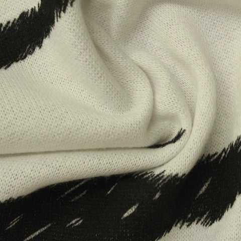 Black Brushstroke French Terry