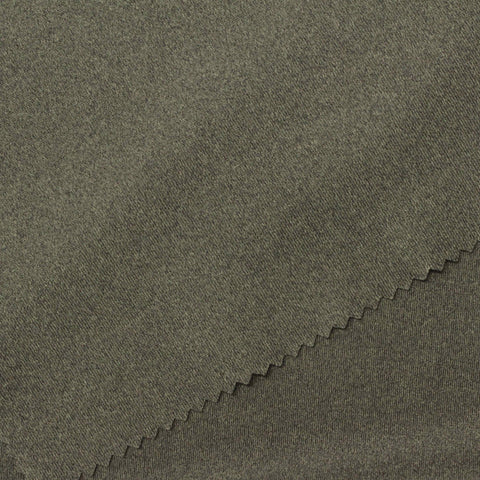 Olive Heather Knit, Polyester