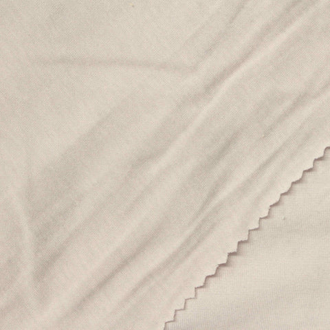 Brushed Polyester Stretch Knit Fabric, 156 gsm, 160 cm — Beige