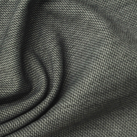 Dark Grey Geometric Jacquard, Poly-Viscose