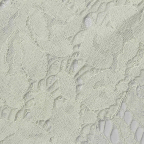 Cream Openwork Lace, Cotton-Nylon