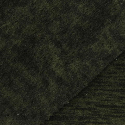 Dark Green Marl Fleece, Polyester