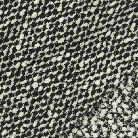 Black Marl Chunky Knit, Polyester, 400 gsm