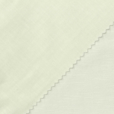Slub Viscose Stretch Jersey Knit Fabric, 280 gsm, 160 cm — White