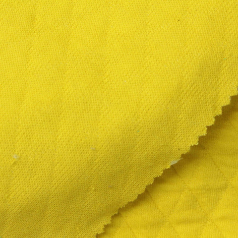 Yellow Diamond Jacquard, Cotton-Poly