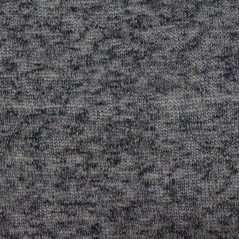 Dark Grey Marl Chunky Knit, 213 gsm
