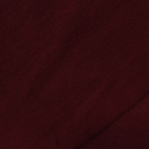 Dark Red Heathered-Marl Chunky Knit, Poly-Cotton