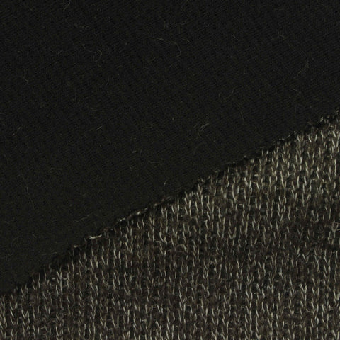 Dark Olive Heather Jersey Knit, Polyester