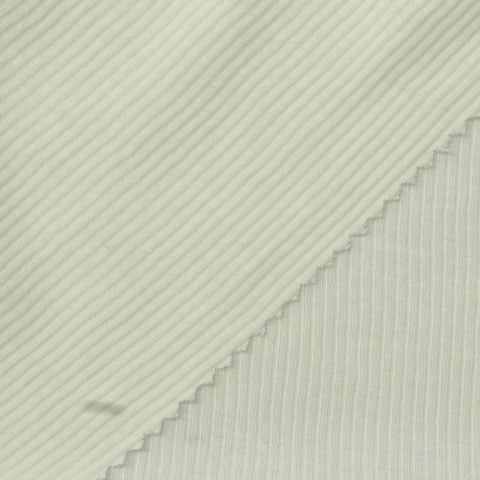 100% Cotton Rib Knit Fabric, 150 gsm, 120 cm — Green