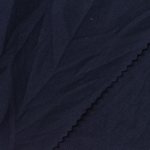 Cotton Polyester Stretch Piqué Knit Fabric, 180 gsm, 180 cm — Navy, ref EF-264777