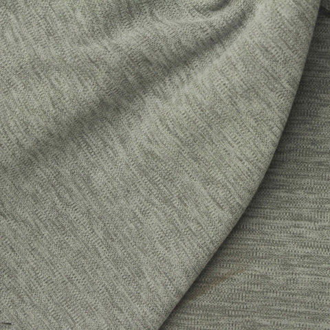 Grey Marl Interlock Knit, Poly-Spandex
