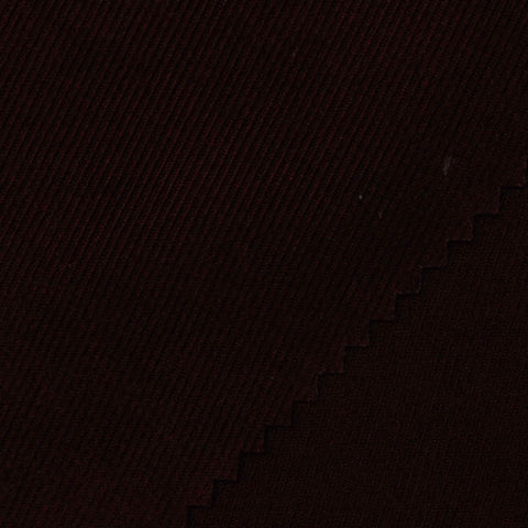 Brushed Polyester Stretch Twill Fabric, 275 gsm — Brown