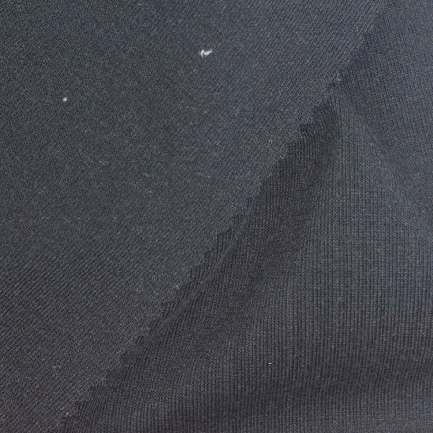 Charcoal Rib Knit, Polyester