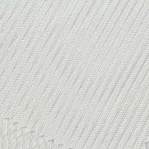 White Rib Knit, Polyester