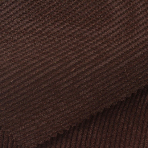 Dark Brown Textured Woven, Polyester
