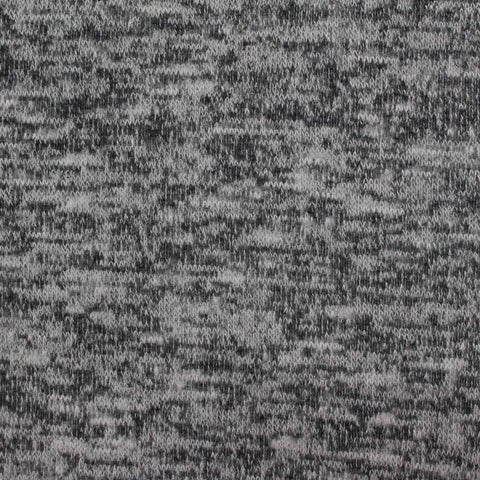 Grey Marl Chunky Knit, Viscose-Poly, 145 gsm, 160 cm