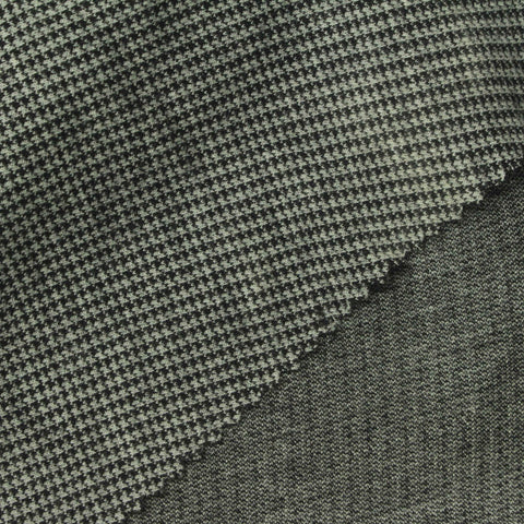 Dark Grey Marl Knit, Poly-Viscose, 250 gsm