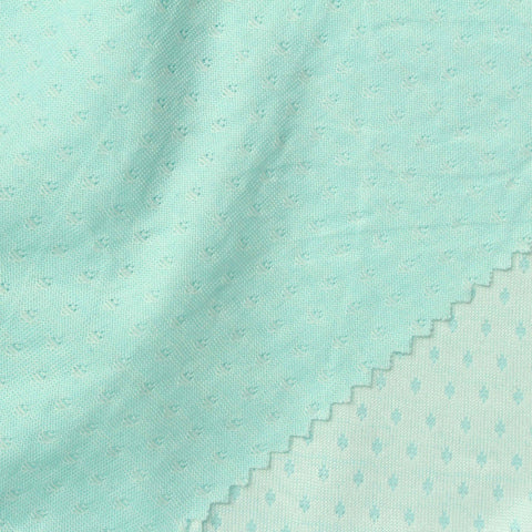 Blue Tone-on-Tone Jersey Knit, Polyester, 138 gsm
