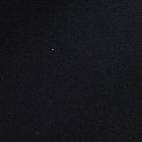 Cotton Stretch Twill Fabric, 290 gsm, 147 cm — Black