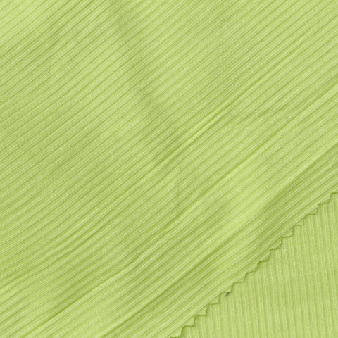Lime Ribbed Rib Knit, Viscose