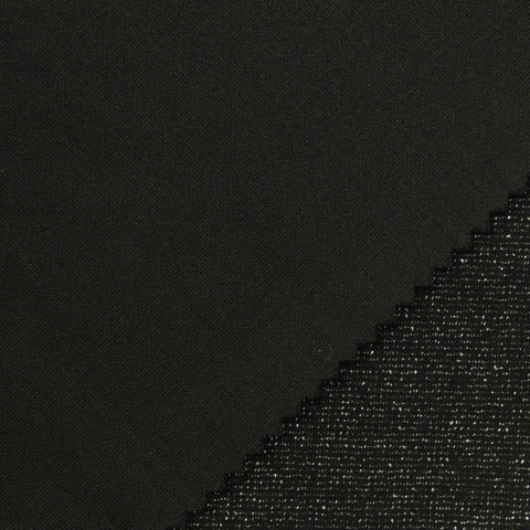 White Marl Ponte Knit, Poly-Viscose