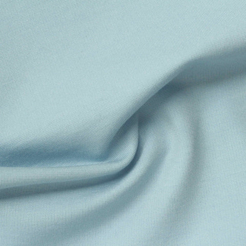 Viscose Nylon Stretch Ponte Knit Fabric, 330 gsm, 160 cm — Blue, ref EF-267455